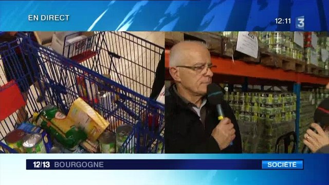 La campagne d'hiver des Restos du Coeur à Miserey-Salines : Direct 12/13