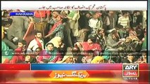 Sheikh Rasheed addresses  PTI supporters during Nankana rally