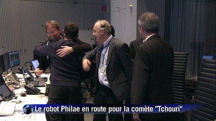 Le robot Philae en route pour la comète "Tchouri"