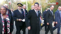 Commémoration 11 novembre : Valls à bord du wagon de l'Armistice