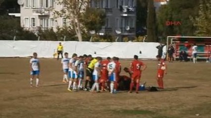 Foça İzmir'de Amatör Maçta Sağlık Skandalı