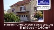 A vendre - maison - ROMILLY SUR SEINE (10100) - 5 pièces - 140m²