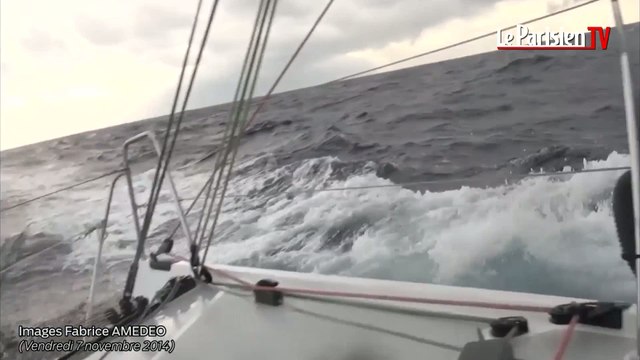 Route du Rhum : Fabrice Amedeo toujours aux avant-postes