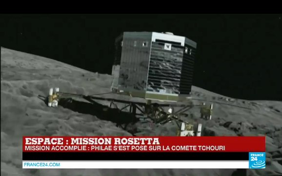 URGENT - Mission accomplie pour Rosetta : le robot Philae s'est posé sur la comète Choury