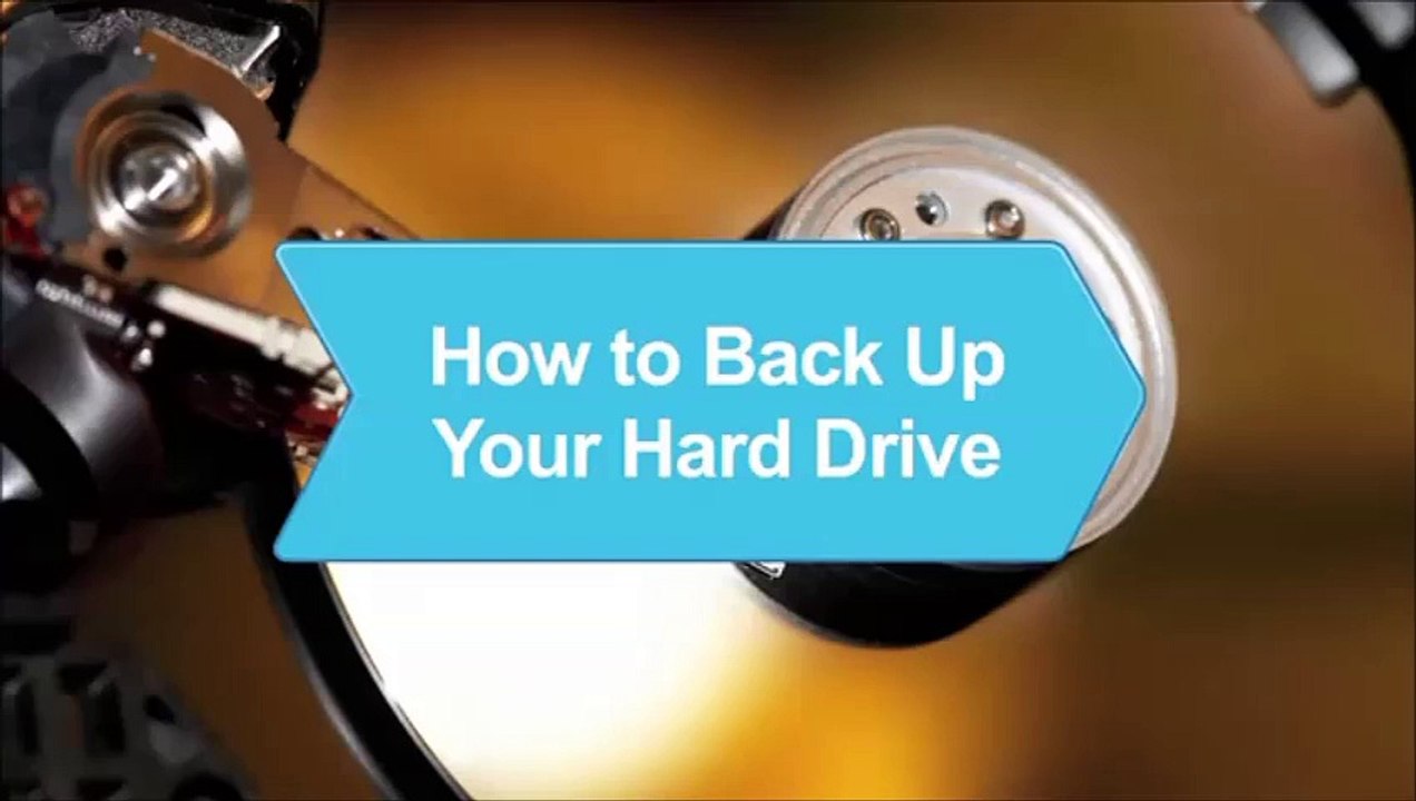 How to Back Up Your Hard Drive