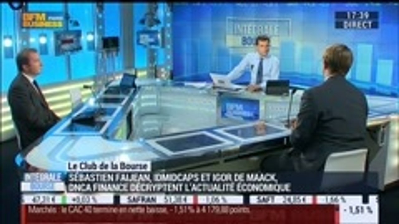Le Club de la Bourse: Sébastien Faijean, Igor de Maack et Jérôme Vinerier – 12/11