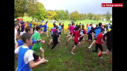 Sports scolaires. Cross Ugsel du Finistère : de la joie malgré la pluie