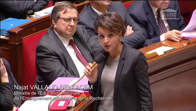 Éducation Prioritaire : question au Gouvernement et réponse de Najat Vallaud-Belkacem
