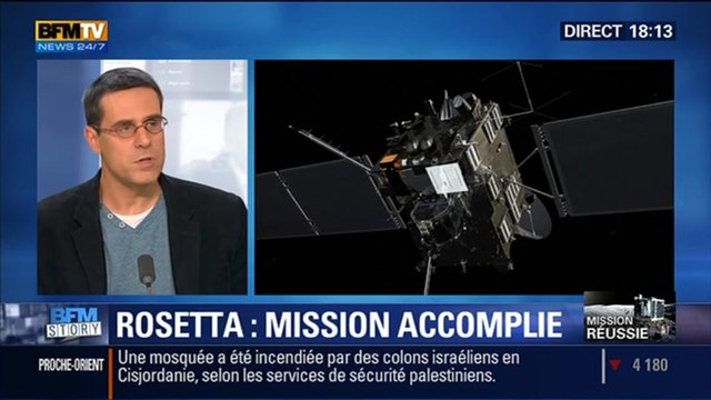 BFM Story: Mission Rosetta: le robot Philae a atterri sur la comète Tchouri (1/3) - 12/11