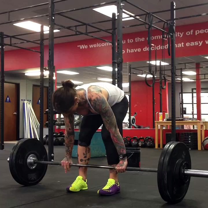 Hip clean 1 @ 75% little dip