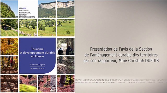 Tourisme et développement durable en France - cese