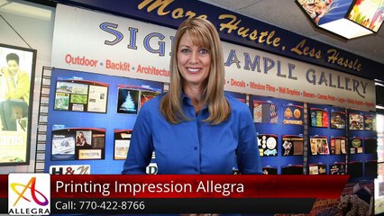 Printing Impression Allegra Kennesaw         Remarkable         5 Star Review by Robert G.