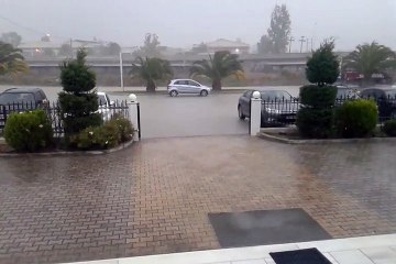 Καταιγίδα στη Λαμία