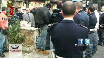 Ancora controlli al Pigneto, 150 persone controllare e sequestrata merce contraffatta
