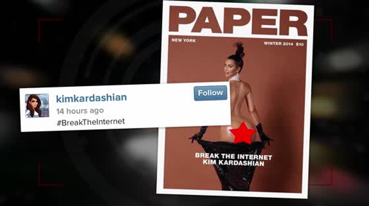 Kim Kardashian zeigt ihren Hintern in Paper Magazine