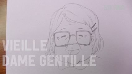 Manga : Dessiner une vieille dame gentille