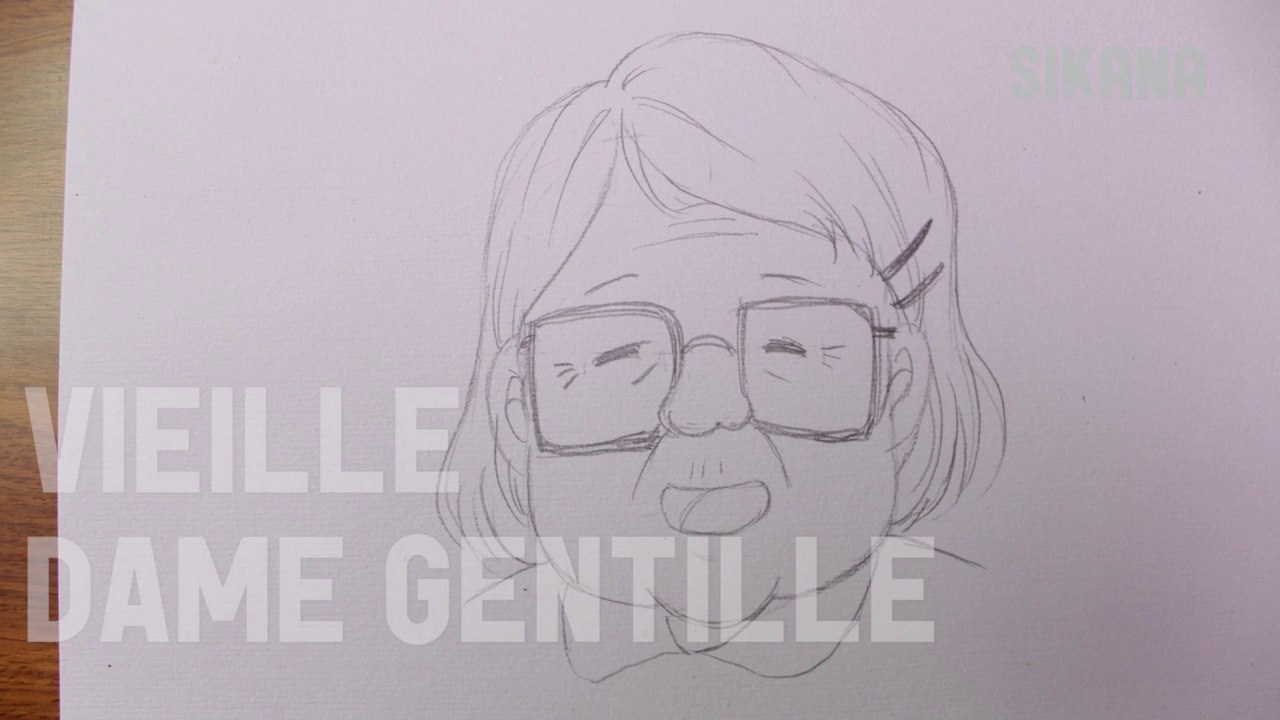 Manga : Dessiner une vieille dame gentille