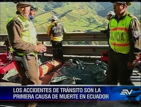 Accidentes de tránsito son la primera causa de muerte en el país