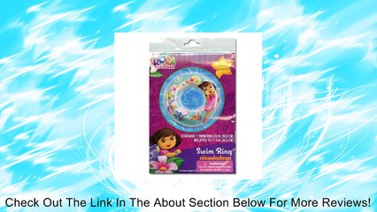 Dora the Explorer 20" Inflatable Swim Ring (Vamonos!) Review