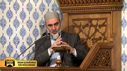 Çocuğumuza namaz öğretir gibi insanlık öğretelim, bunu da Müslümanlık için yapalım