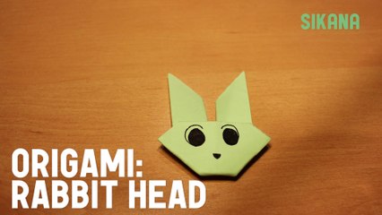 Origami: How to Make a Rabbit Head