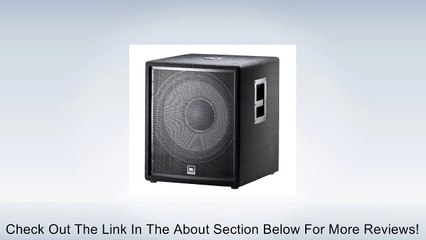 JBL JRX218S Stage Subwoofer Review