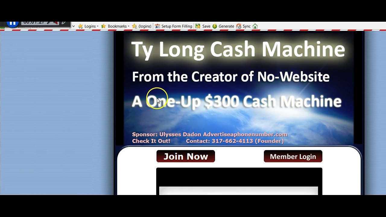 Ty Long Cash Machine Review | No Website Ulysses Dadon