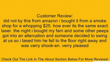 Cheetah 2.5 Mil Cyclone Rechargeable Stun Gun Review