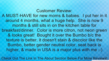 Megaseat Infant Floor Seat with Safety Belt Review