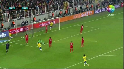 Türkiye - Brezilya 4-0 - Neymar Gol
