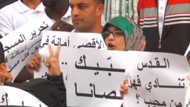 Mescid-i Aksa'ya Destek Gösterisi