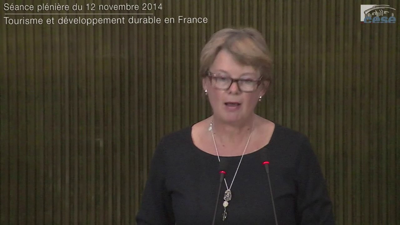 Séance du 12-11-2014 : Tourisme et développement durable en France - cese
