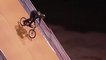 Scooter rider performs a world first BMX trick