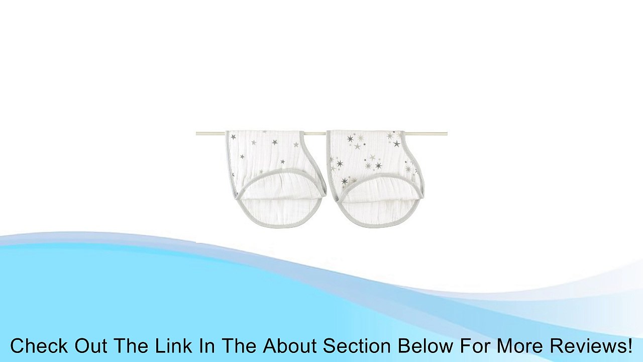 aden + anais Muslin burpy Bib Twinkle (Pack of 2) Review