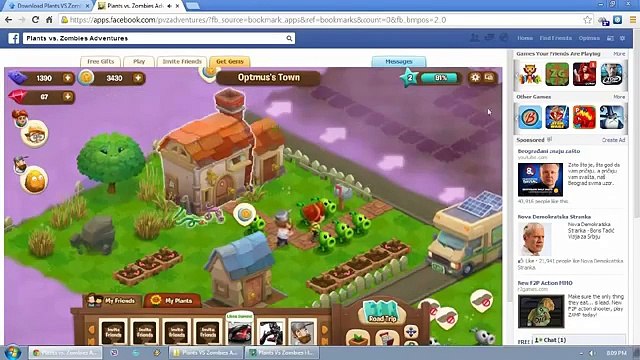 Plants VS Zombies Adventures Free Gems HACK 2014 - Full Tested Version