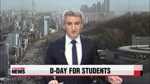 Korea presses pause as students take college entrance exams