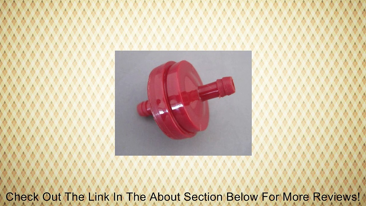 Fuel Filter fits Briggs & Stratton 298090, John Deere PT4265, Toro 42-5240, Snapper 1-4359, Stens 120-188 Review