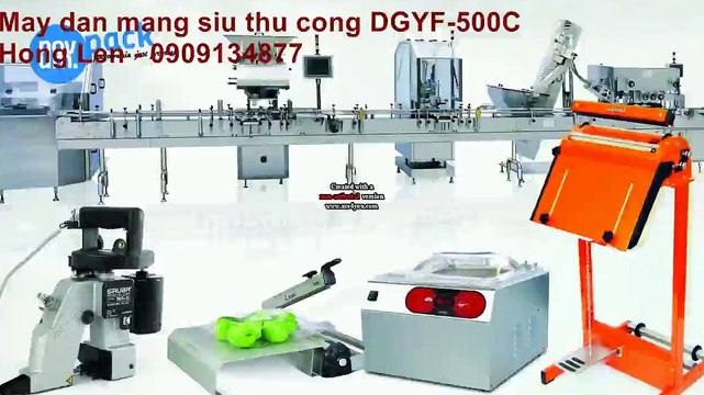 Máy dán màng nhôm chai thuốc thú y/ máy dán màng seal miệng chai thuốc DGYF-500C