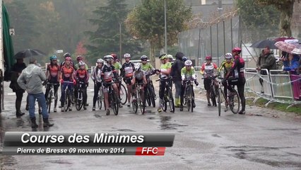 Cyclo cross Pierre de Bresse - Minimes 09 Nov. 2014