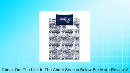 NFL Twin Sheet Set - Patriots - by Northwest Review