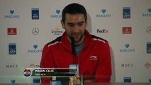 Torneo de Maestros - Cilic, tras caer ante Berdych