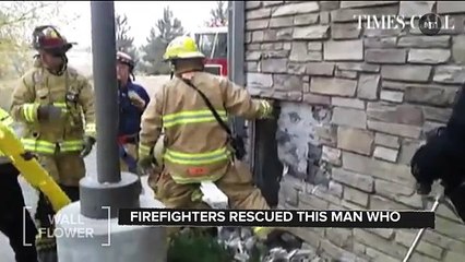 This Guy Managed To Get Stuck In A Wall For Three Days