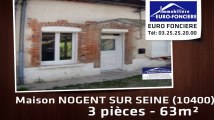 A vendre - maison - NOGENT SUR SEINE (10400) - 3 pièces - 63m²