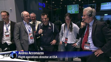 European probe lands on comet