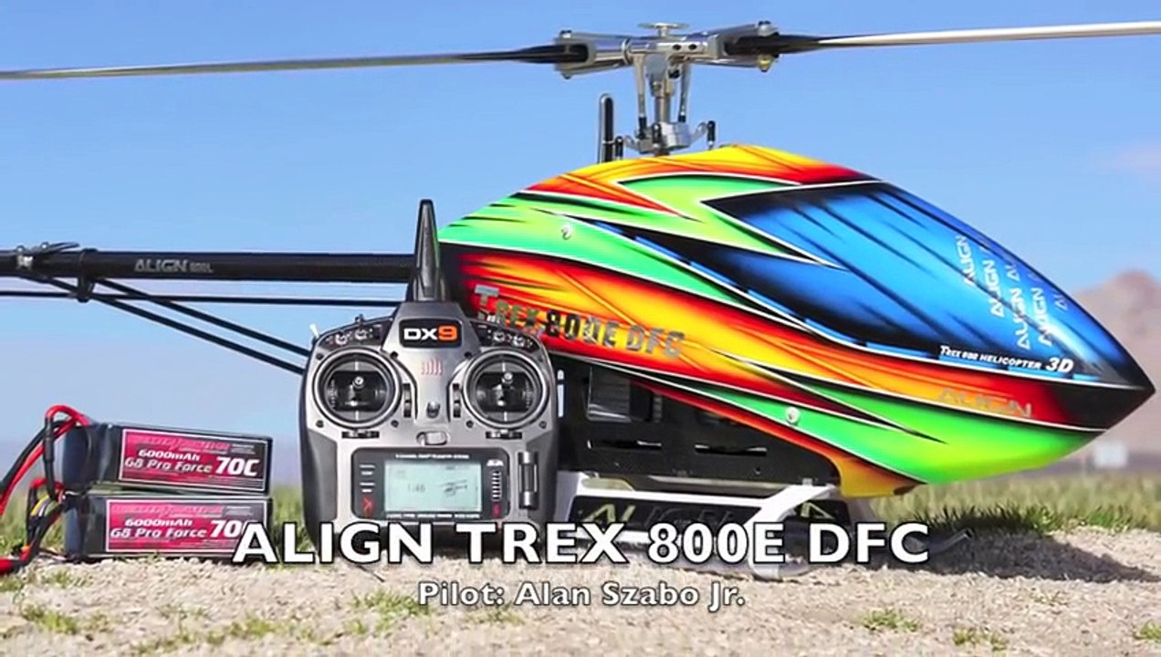 Alan Szabo Jr. ALIGN Trex 800E DFC 850MX Dominator 2-5-2014