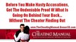 get away with cheating - housewife cheating - how to catch a cheat - how to catch a cheating