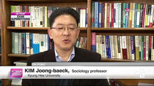 Korea Today Ep701C1 Superstitions surround Korea's college entrance exams