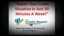 My Credit Repair University Review   DIY Credit Repair Advice