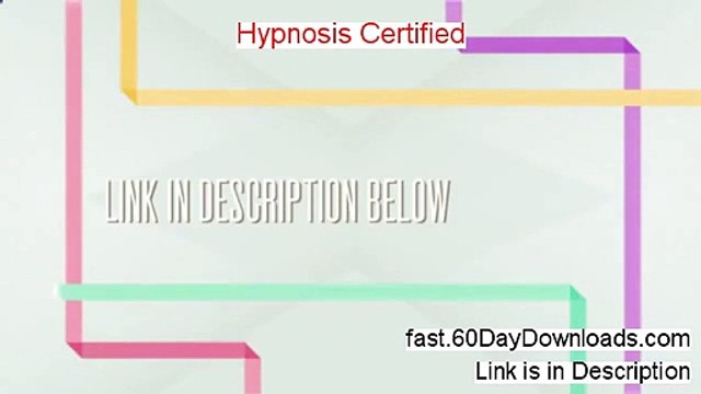 Hypnosis Certified Courses - Hypnosis Certified Review