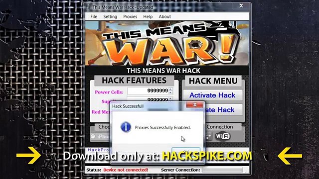 Fantastic and New This Means War Hack Red Mercury Power Cells and Supplies - Red Mercury Cheat